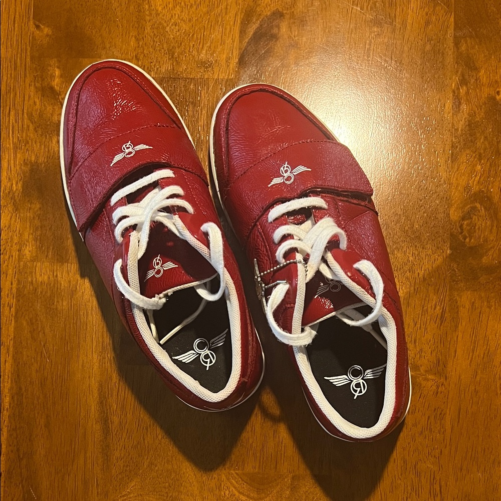 Creative Recreation Red Leather Shoes EU Size 38.5